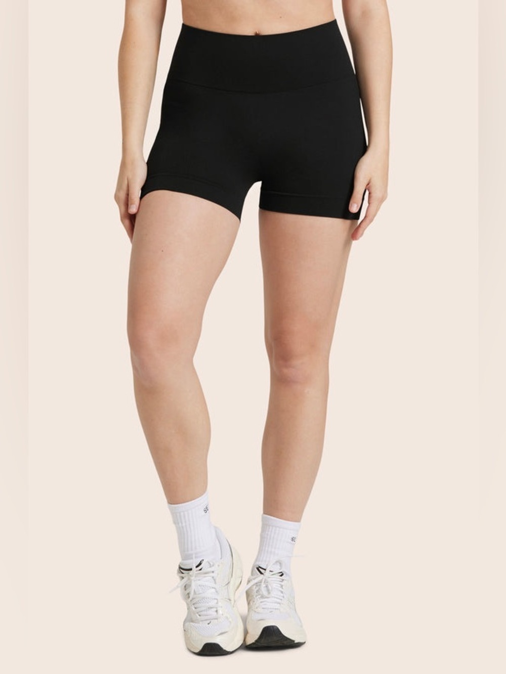 SET Active Sculptflex Power Shorts Onyx Seamless Biker Shorts Size XL